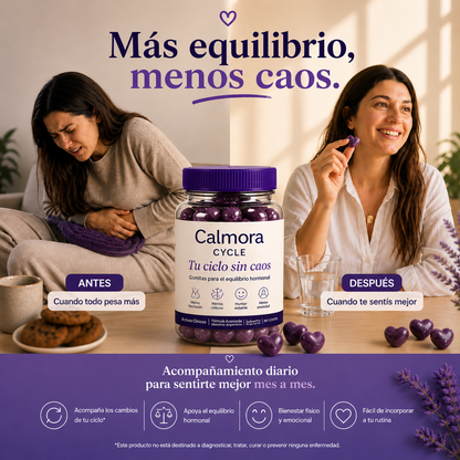 Calmora Cycle – Gomitas de bienestar femenino